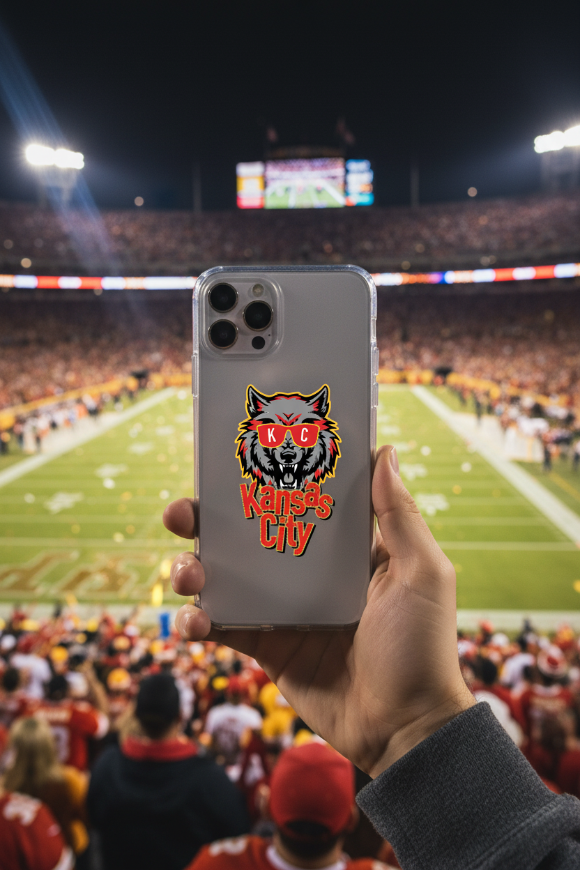 Phone Case Sticker at Stadium