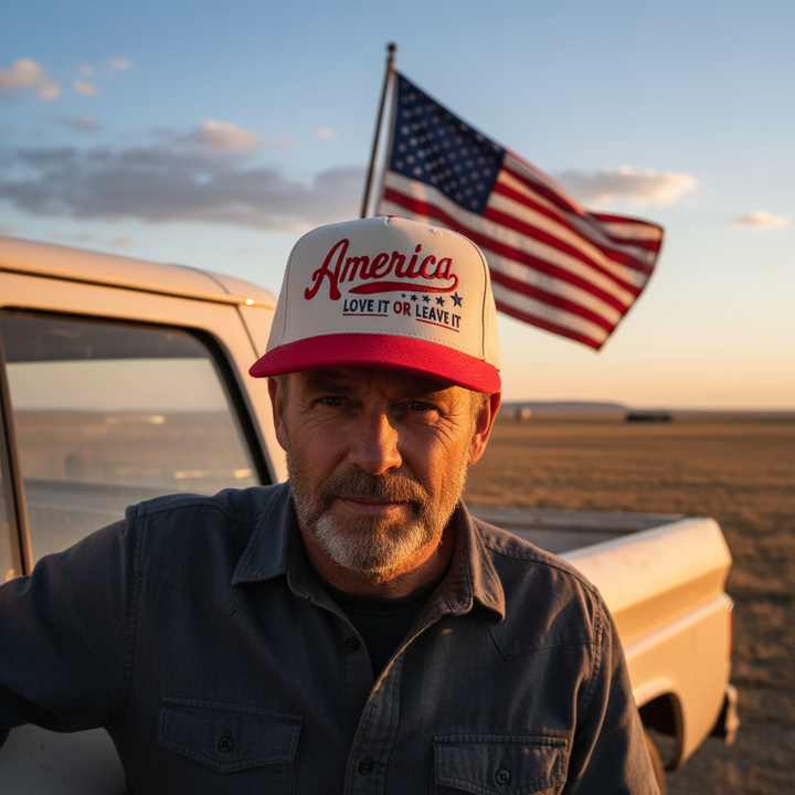 Pickup truck golden hour