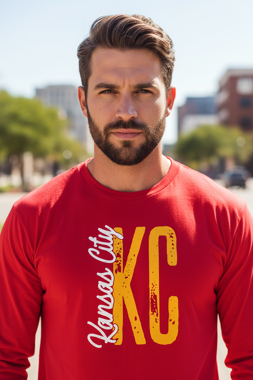 Red Long Sleeve Portrait
