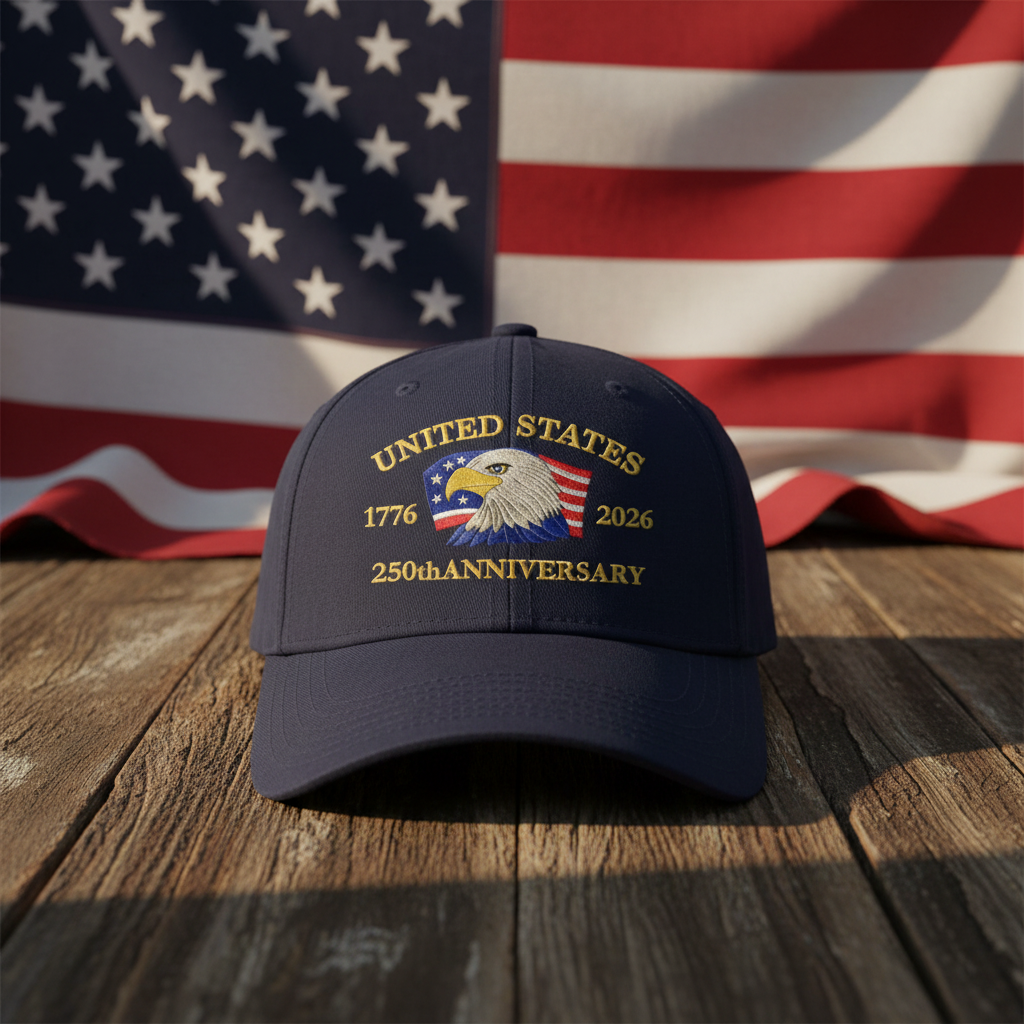 Rustic Wood with Flag