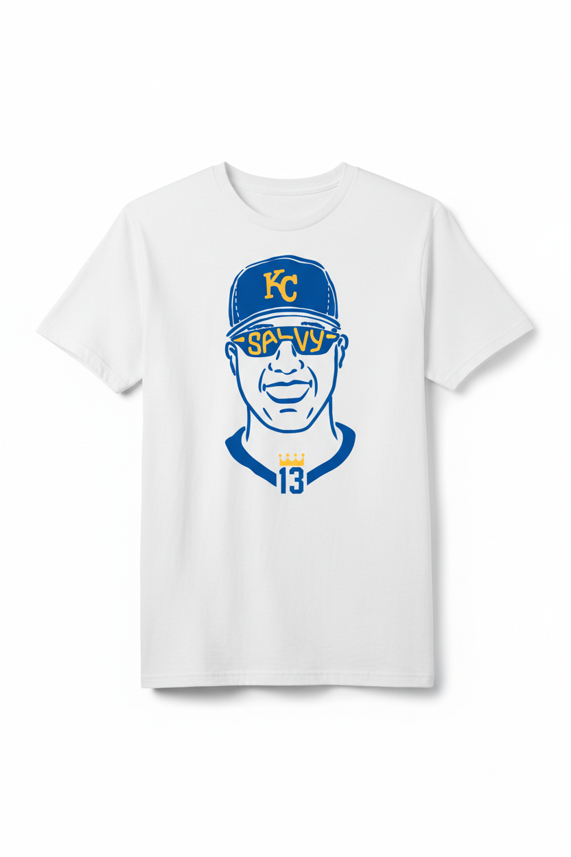 Salvy Gold - White T-Shirt