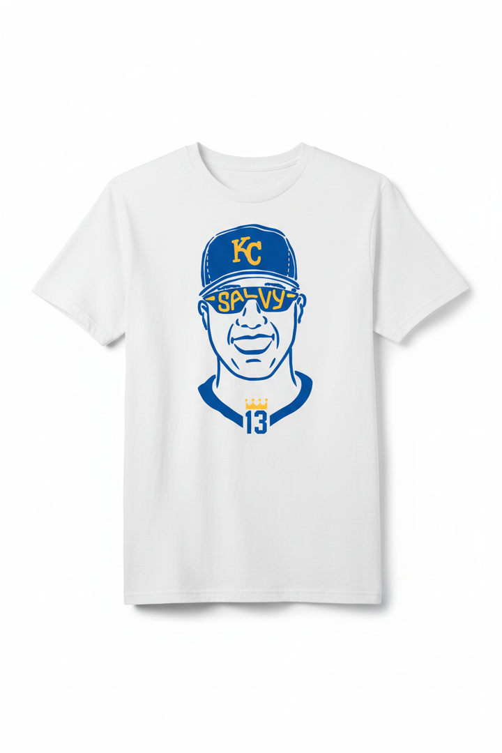Salvy Gold - White T-Shirt
