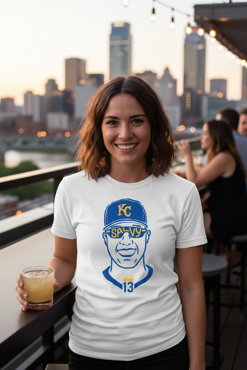 Salvy White Tee - Rooftop