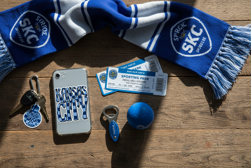 Sporting KC Match Day Flat Lay