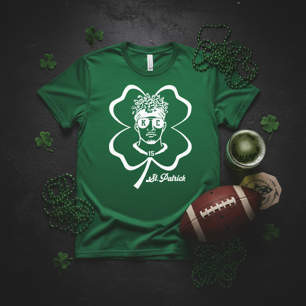 St. Patrick Kelly Green - Flat Lay