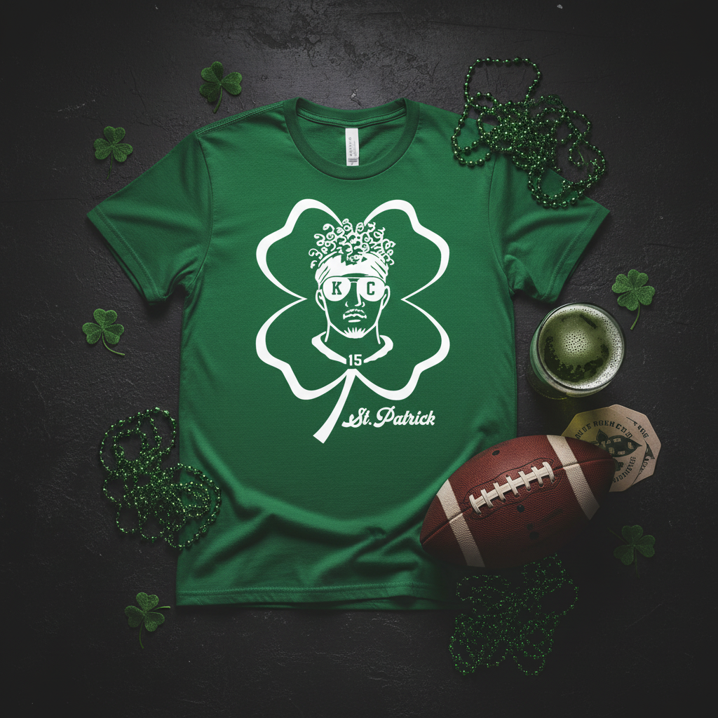 St. Patrick Kelly Green - Flat Lay