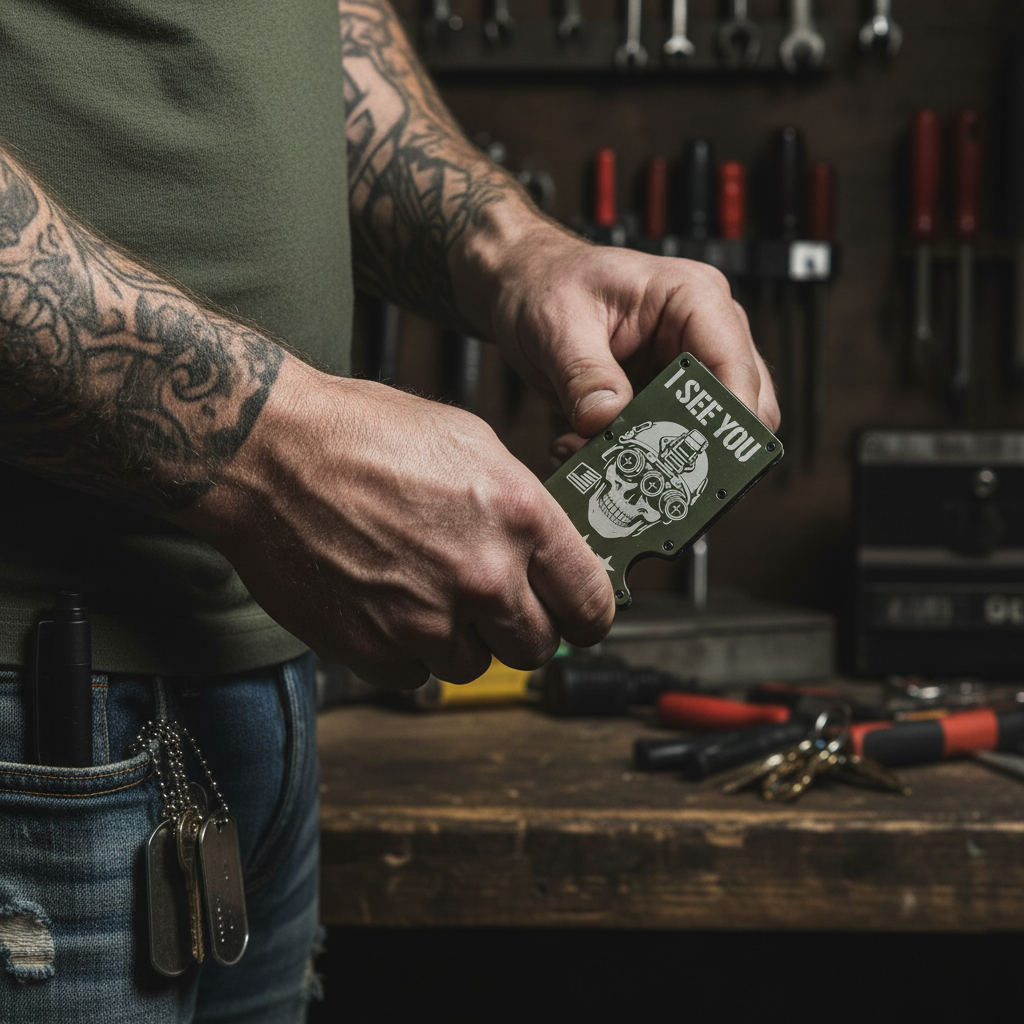 Tactical Wallet - Veteran's Hands