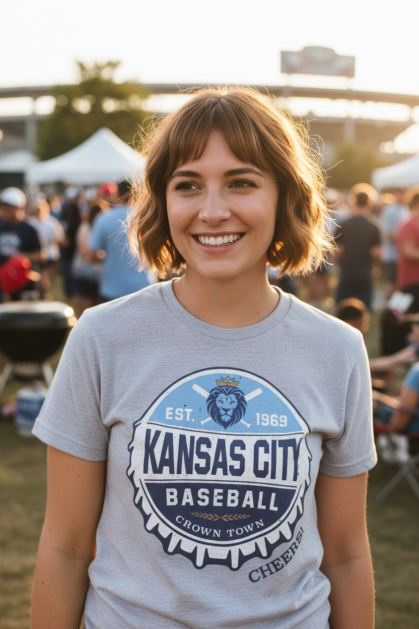 Tailgate Woman - Gray Tee