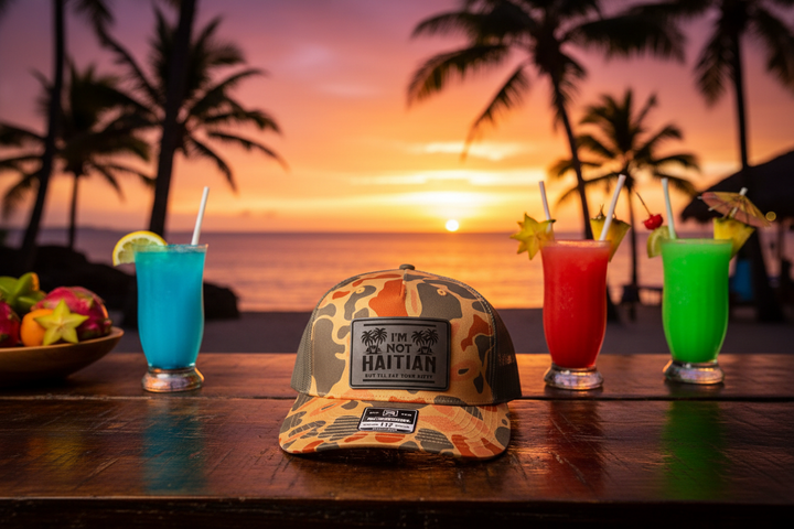 Tiki bar sunset