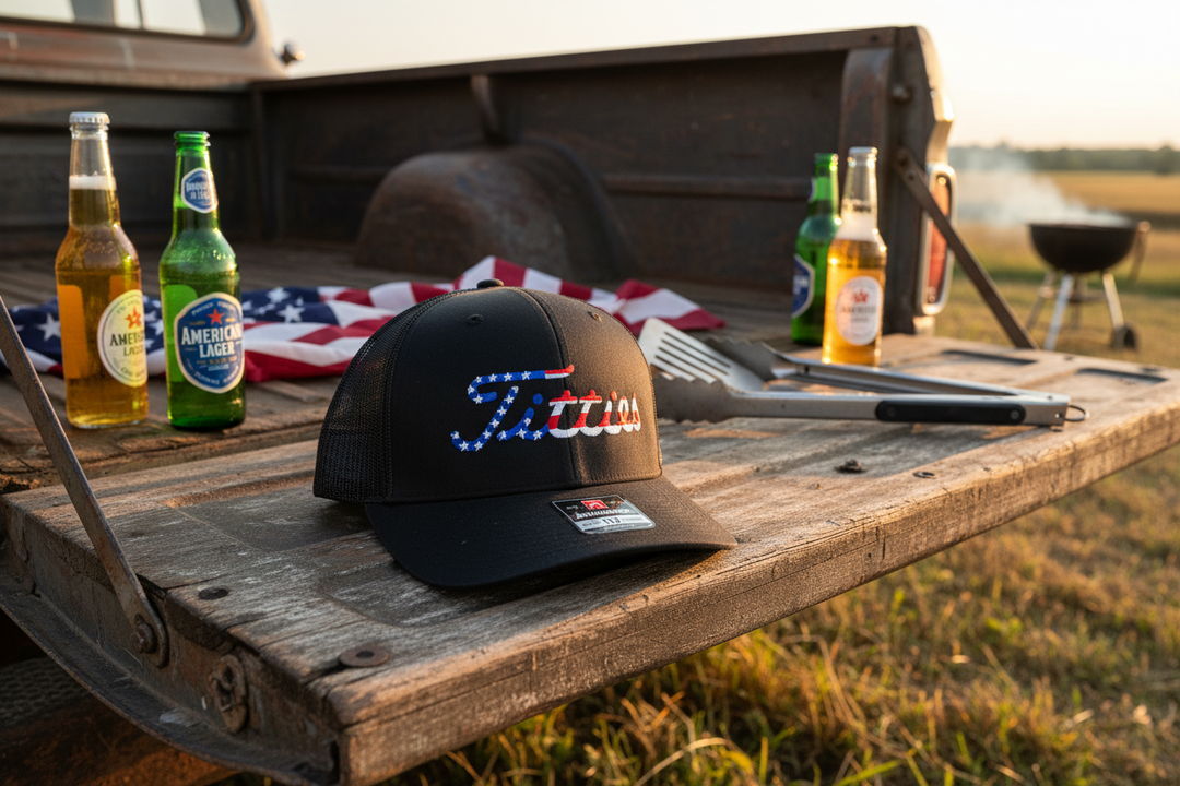 Titties Patriotic Hat - Badass Environmental Americana
