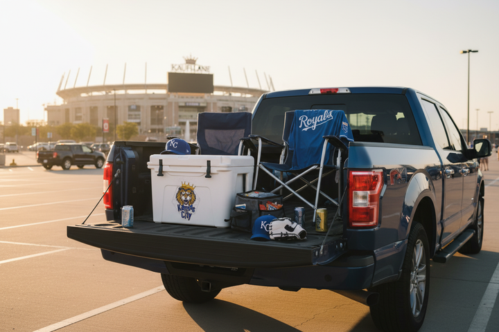 Truck Bed Tailgate with Stadium