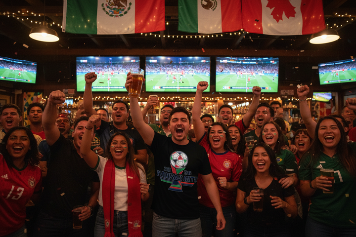 Watch party bar