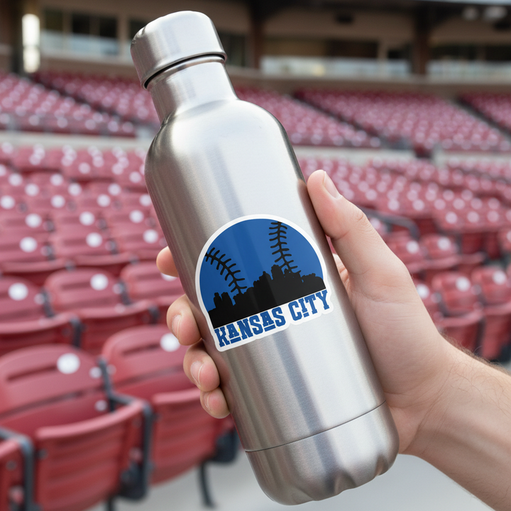 Water bottle sticker lifestyle