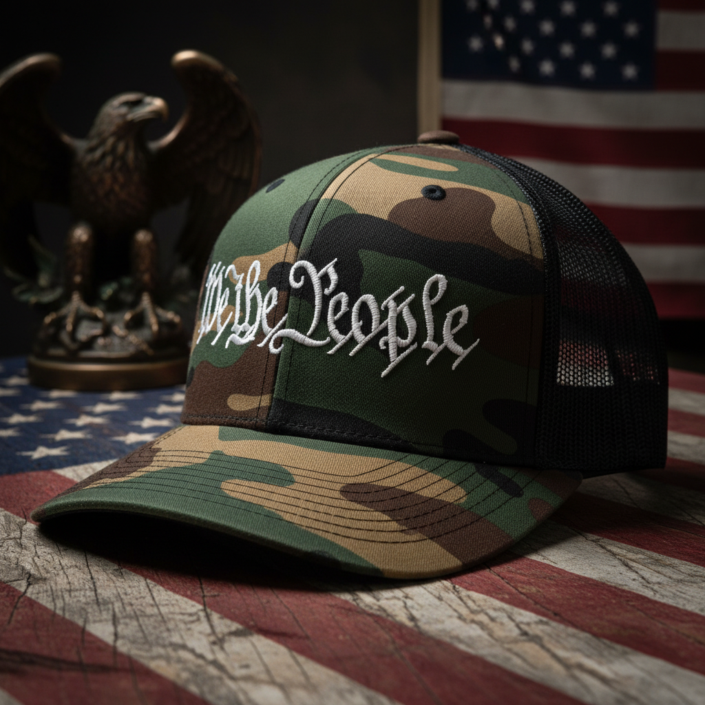 We the People Hat Angle Detail