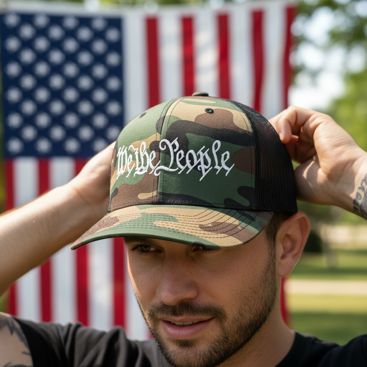We the People Hat Being Worn