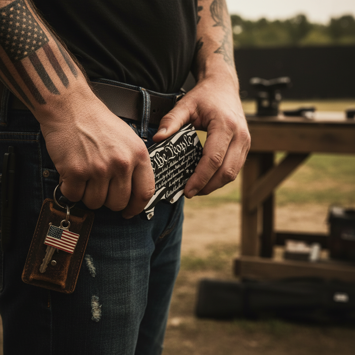 We The People Wallet - Patriot's Hands
