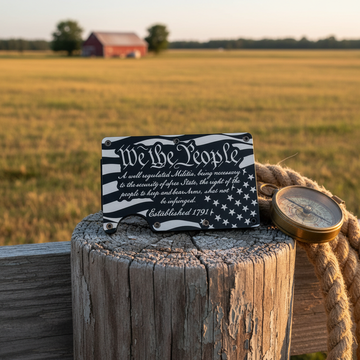 We The People Wallet - Weathered Wood Outdoor