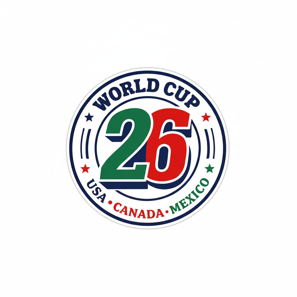 World Cup 26 Die Cut Sticker - Clean